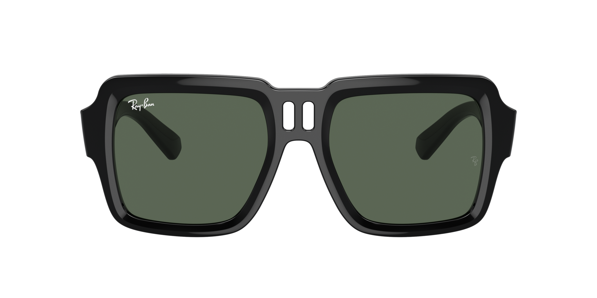 RB4408 Zwart KunststofSunglass Frames van B24, met getinte lenzen