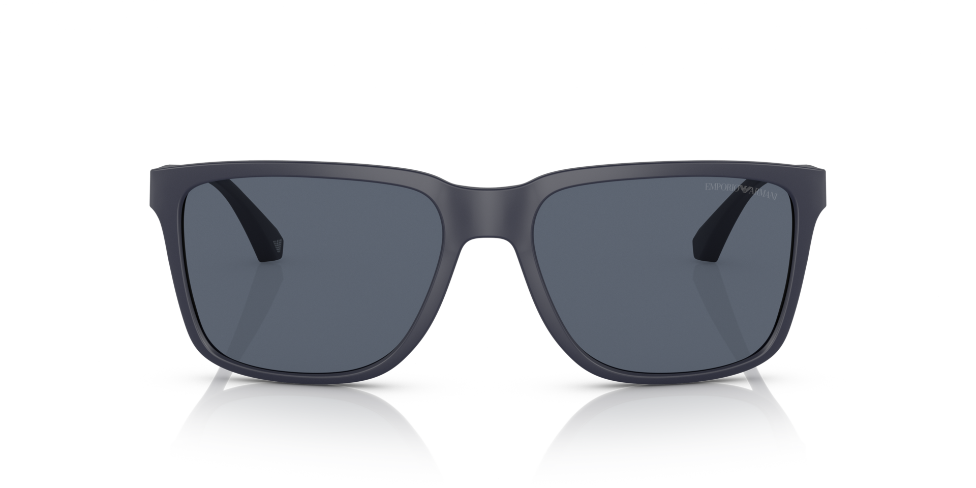 EA4047 Matblauw KunststofSunglass Frames van B24, Vooraanzicht