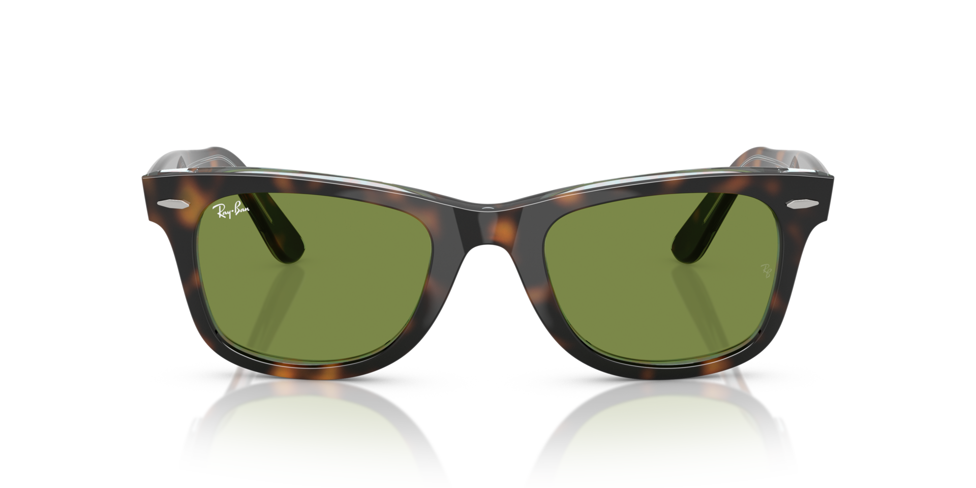 RB2140 Dark Havana On Multicolor AcetaatSunglass Frames van B24, Vooraanzicht