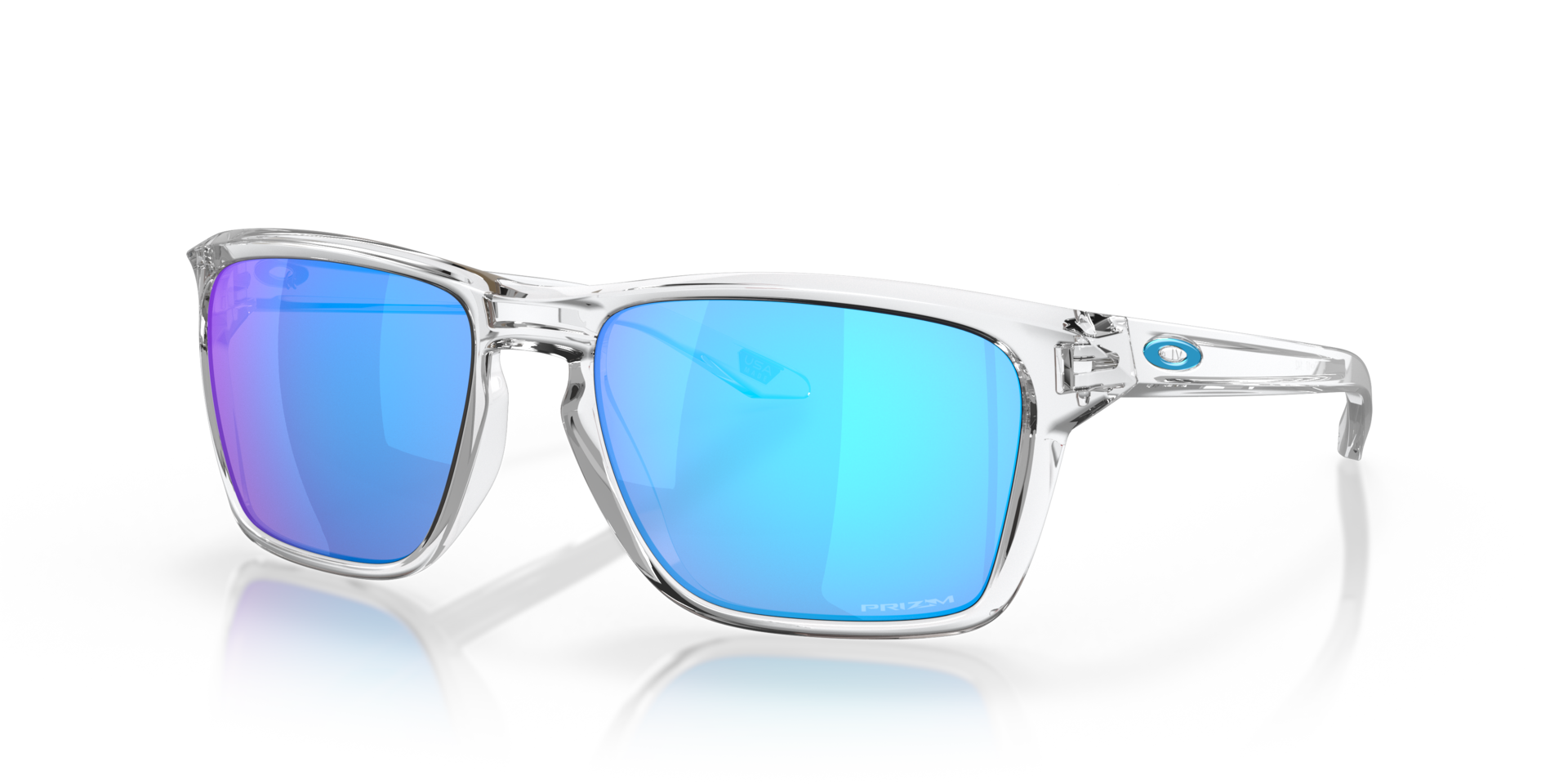 Sylas Transparent glänzend KunststoffSunglass Frames von B24, Dreiviertelansicht