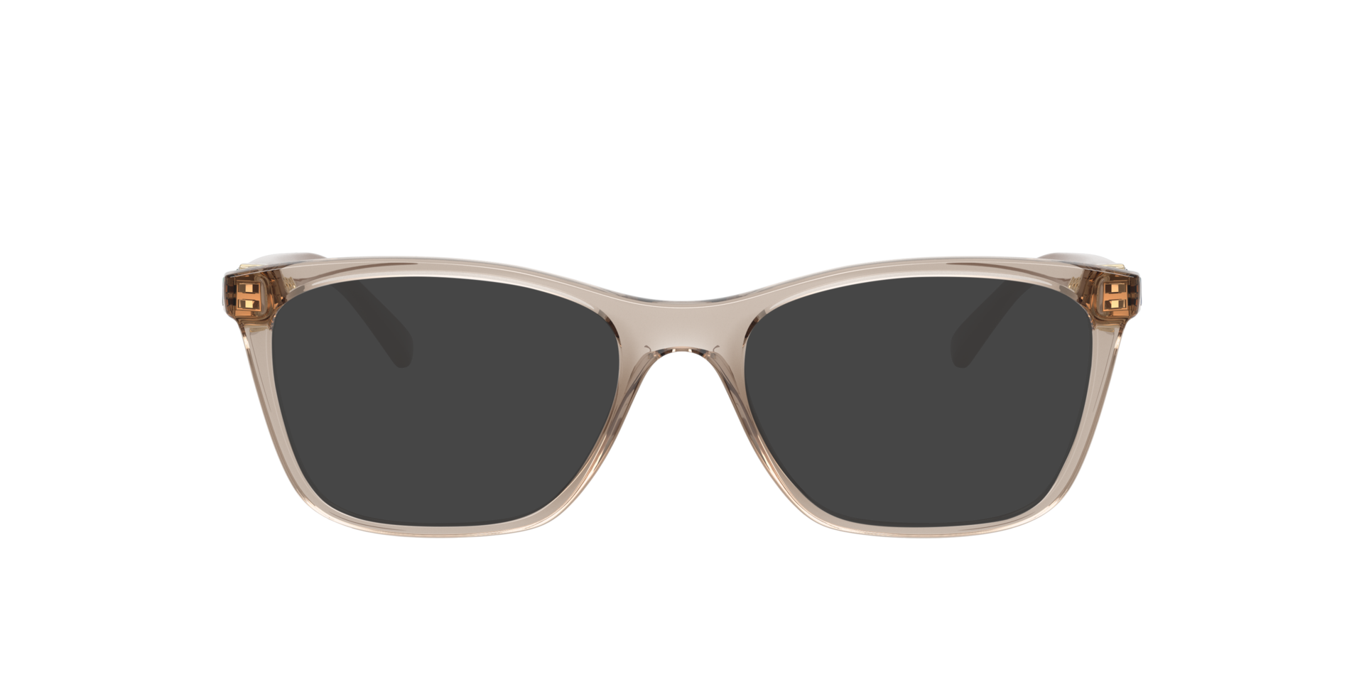 VO5632B Transparant karamel KunststofEyeglass Frames van B24, met getinte lenzen