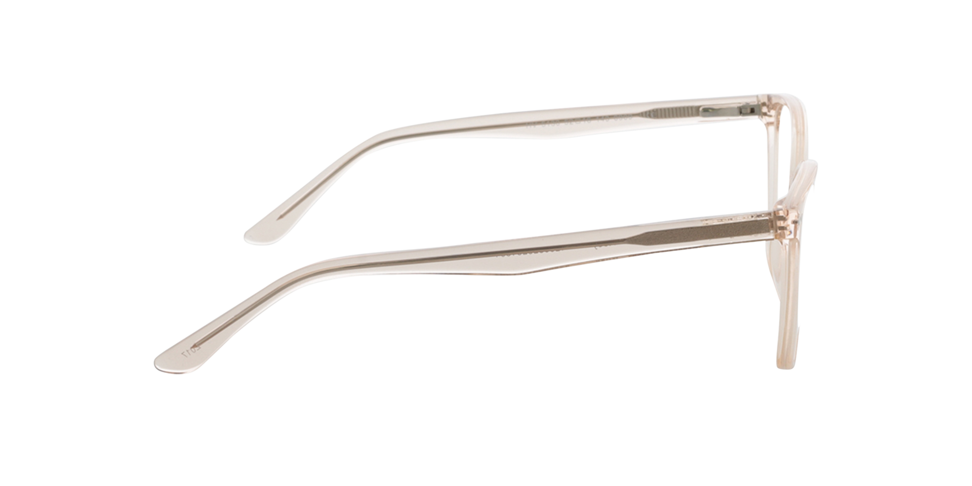 Rosy Kristalroze AcetaatEyeglass Frames van B24, Zijaanzicht