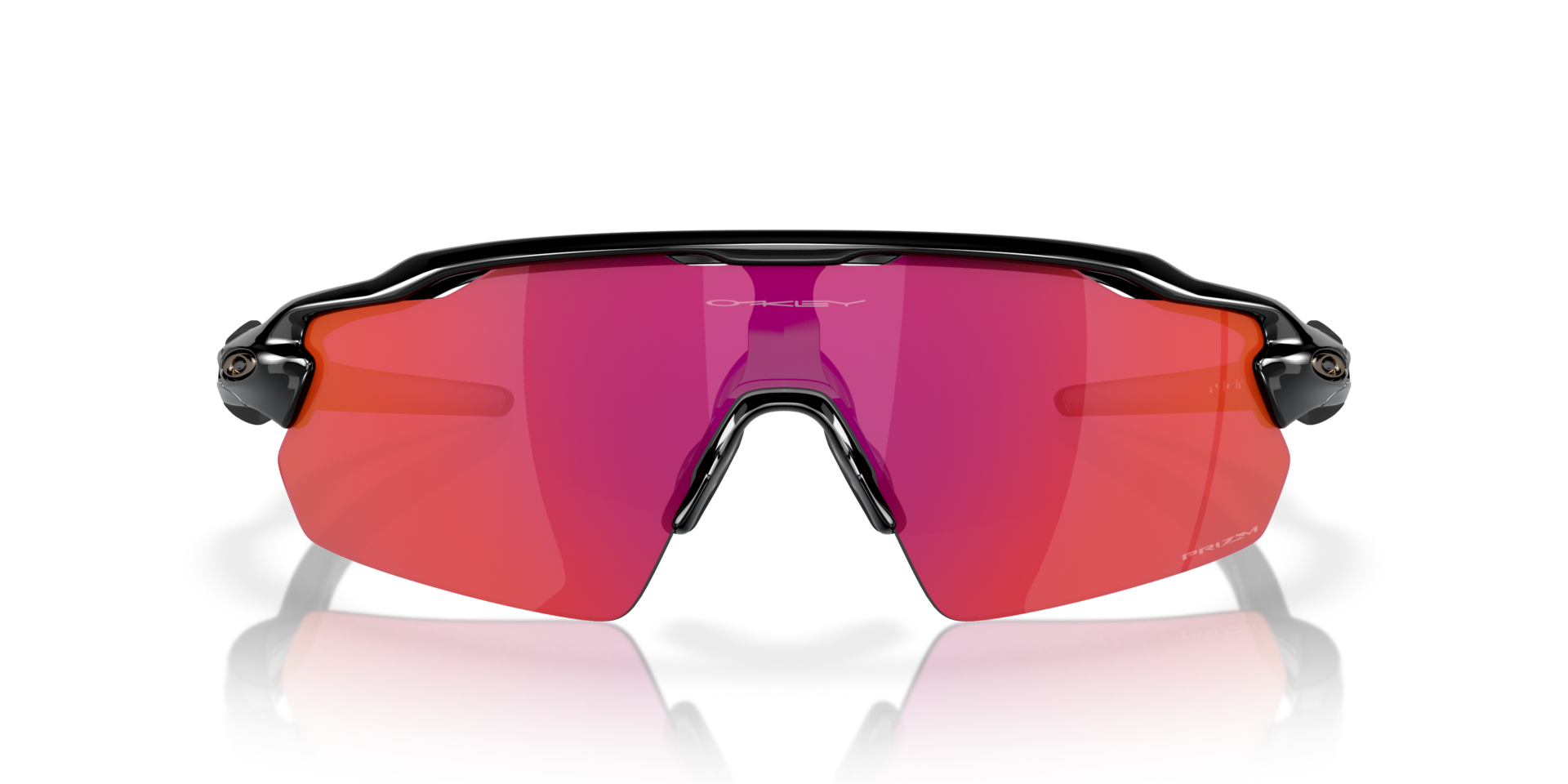 Radar® EV Pitch® Team Colors Glanzend zwart KunststofSunglass Frames van B24, Vooraanzicht