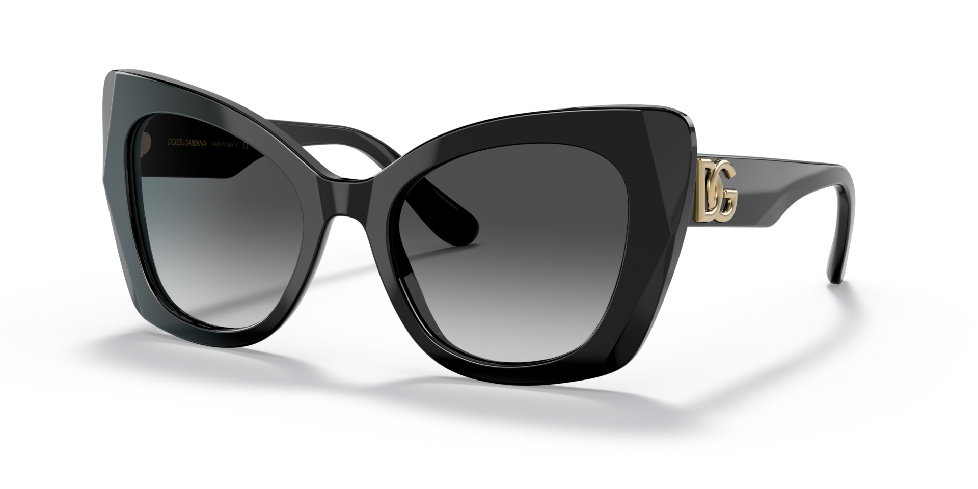 DG4405 Schwarz AcetatSunglass Frames von B24, Dreiviertelansicht