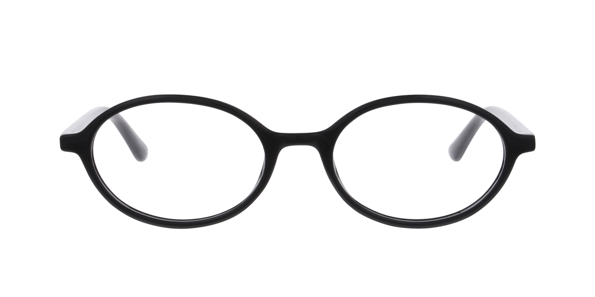 Lennox Schwarz KunststoffEyeglass Frames von B24, Vorderansicht