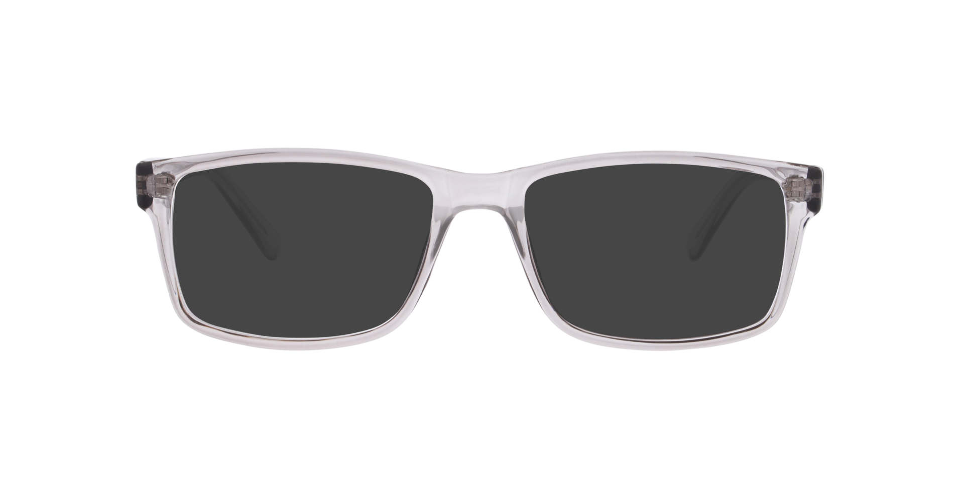 Pascal Kristalgrijs KunststofEyeglass Frames van B24, met getinte lenzen