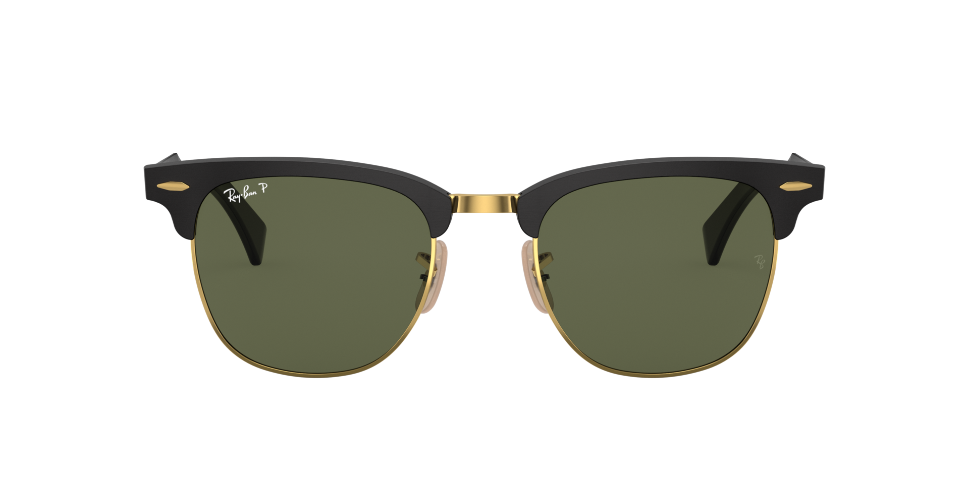 RB3507 Zwart op goud MetaalSunglass Frames van B24, met getinte lenzen