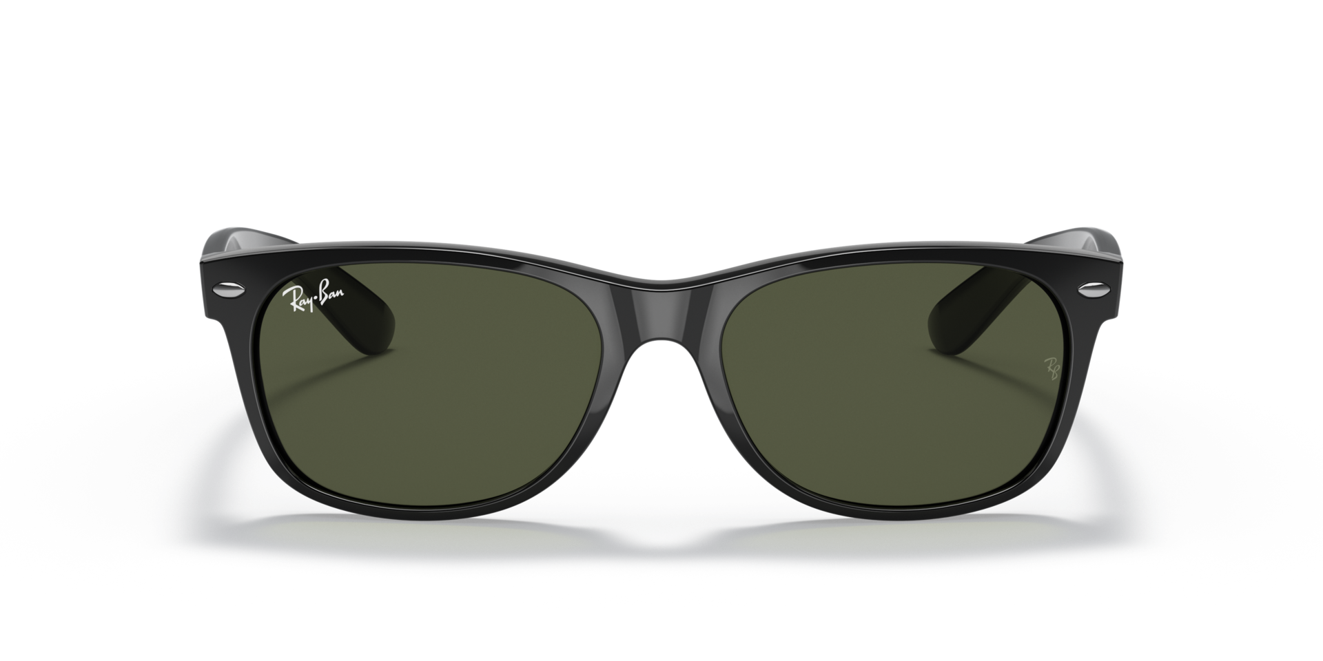 RB2132 Zwart KunststofSunglass Frames van B24, Vooraanzicht