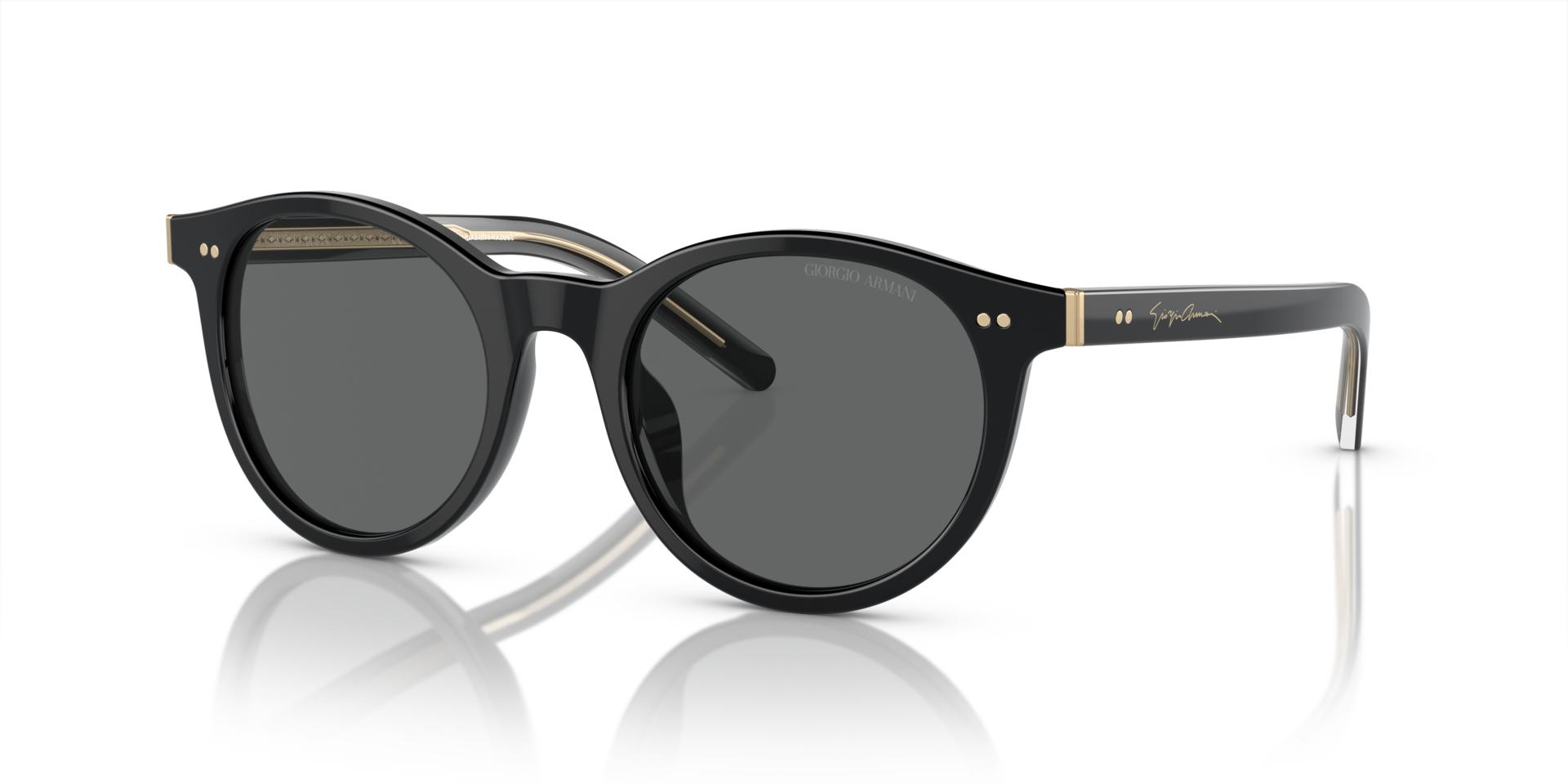 AR8199U Zwart AcetaatSunglass Frames van B24, Hoekweergave