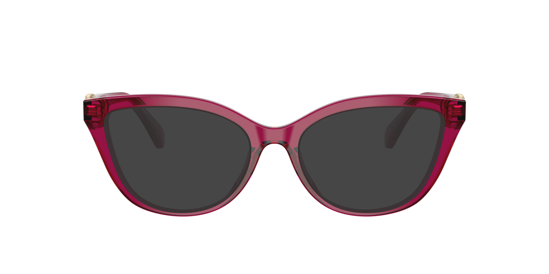 MK4164U Transparent Plum AcetaatEyeglass Frames van B24, met getinte lenzen