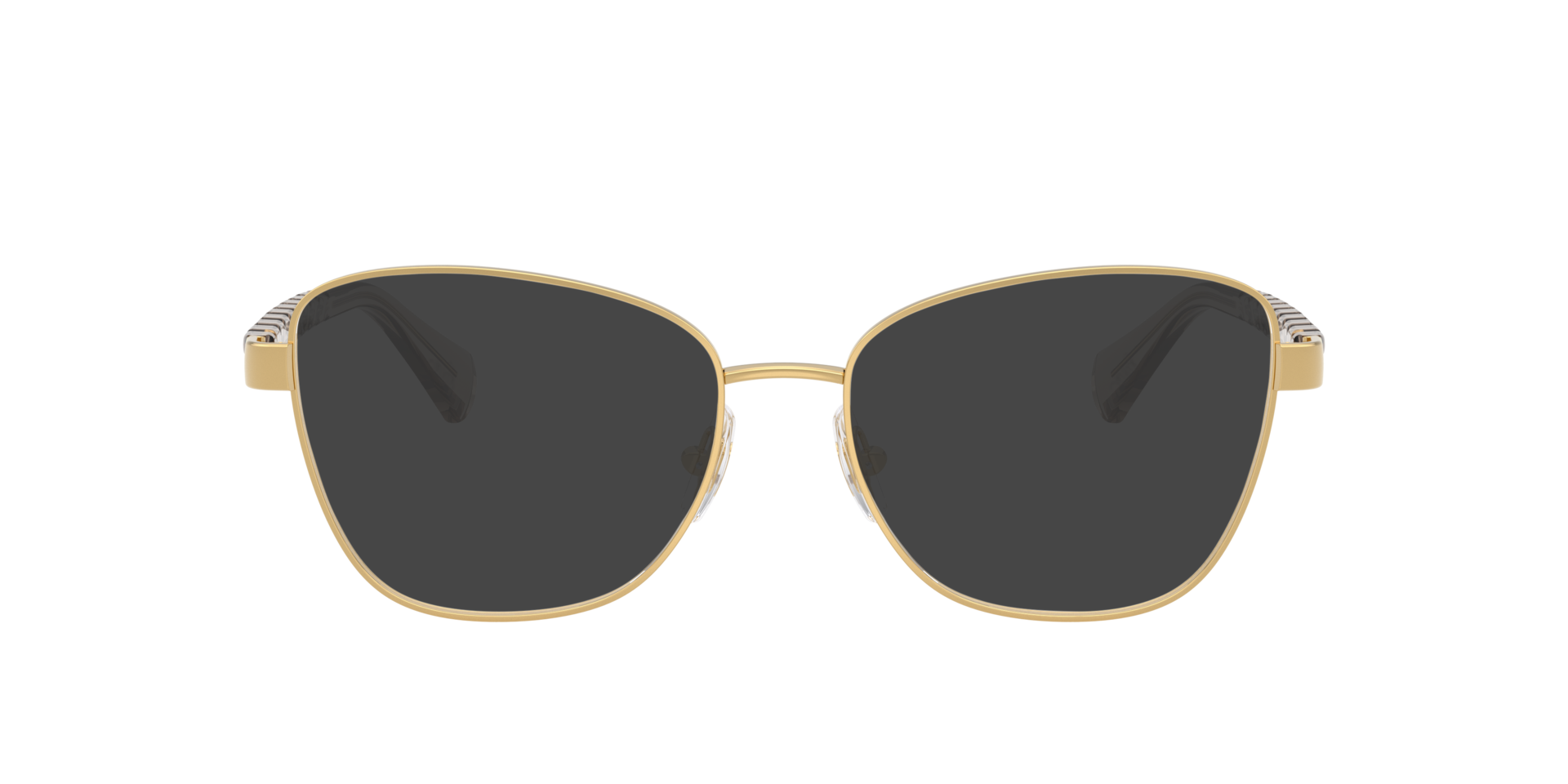 RA6064 Glänzendes Gold MetallEyeglass Frames von B24, mit getönten Gläsern