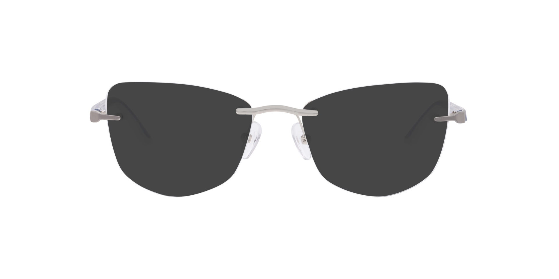 York Silber MetallEyeglass Frames von B24, mit getönten Gläsern