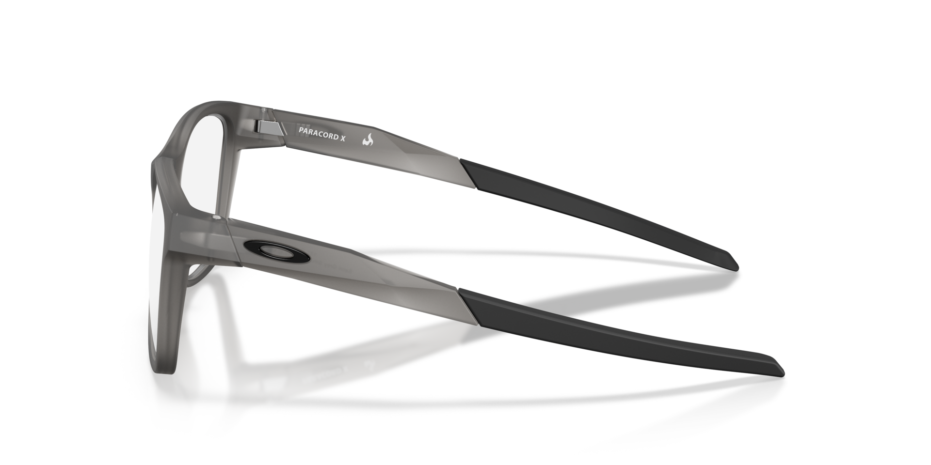 Paracord X Satijnglans dofgrijs KunststofEyeglass Frames van B24, Zijaanzicht