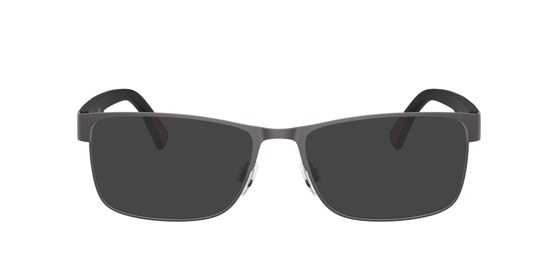 PH1244 Gunmetal dunkel halbglänzend MetallEyeglass Frames von B24, mit getönten Gläsern
