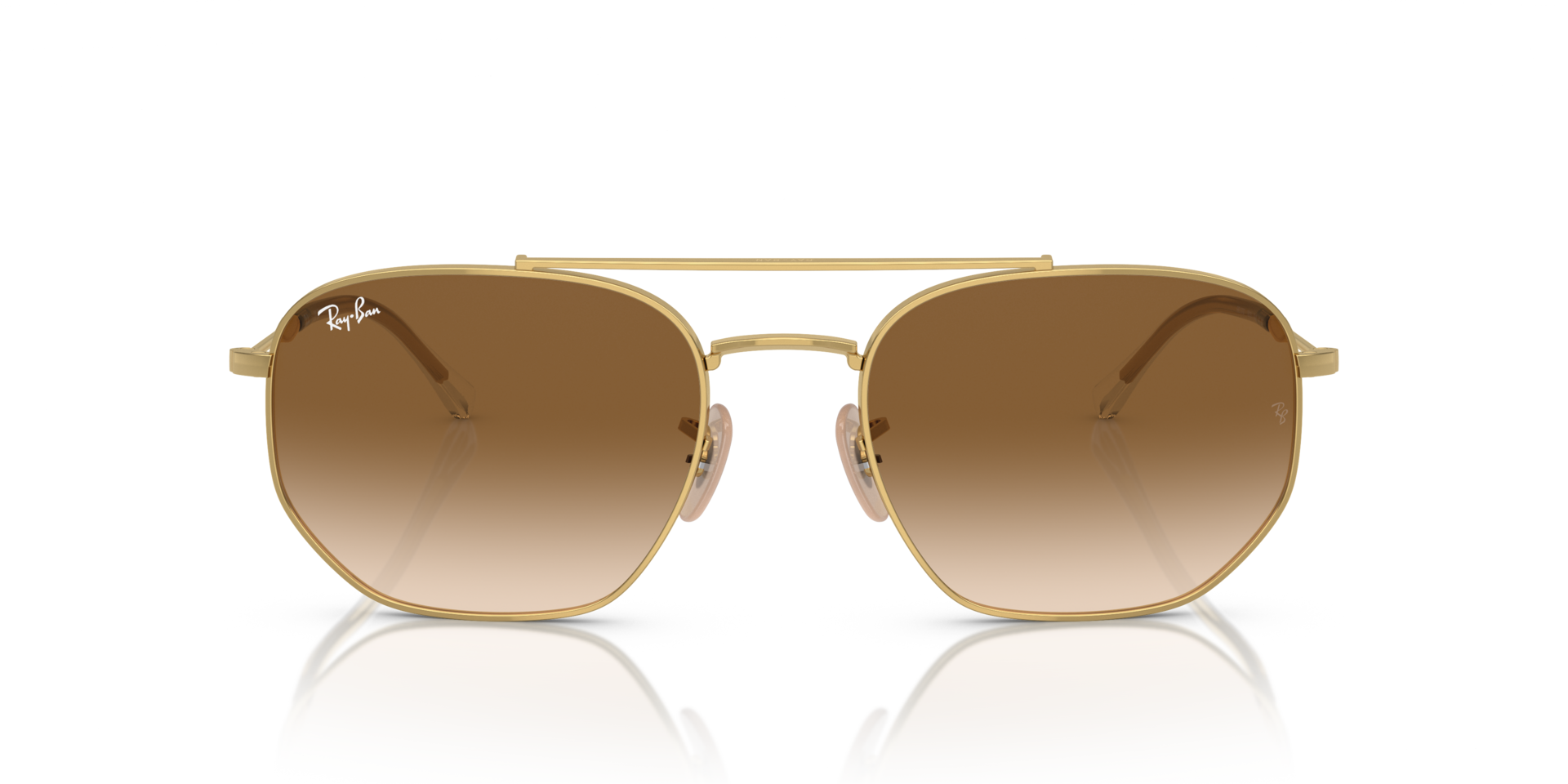 RB3707 Arista goud MetaalSunglass Frames van B24, Vooraanzicht