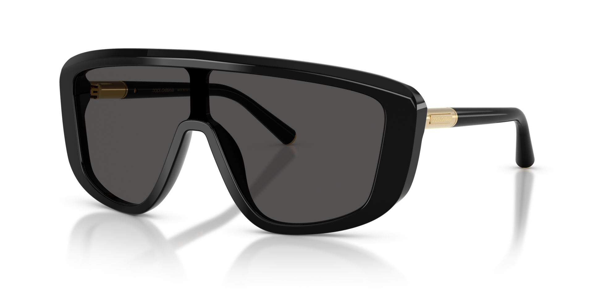 DG4520 Zwart AcetaatSunglass Frames van B24, Hoekweergave