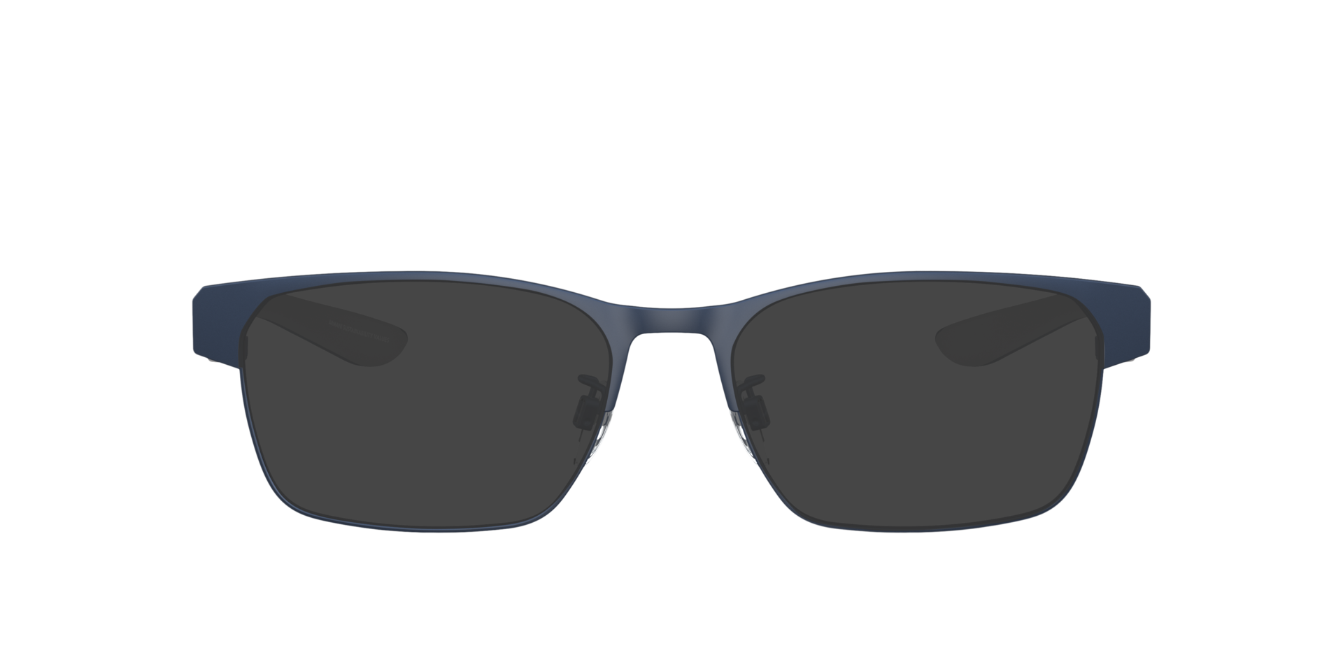 EA1141 Matt Blau MetallEyeglass Frames von B24, mit getönten Gläsern