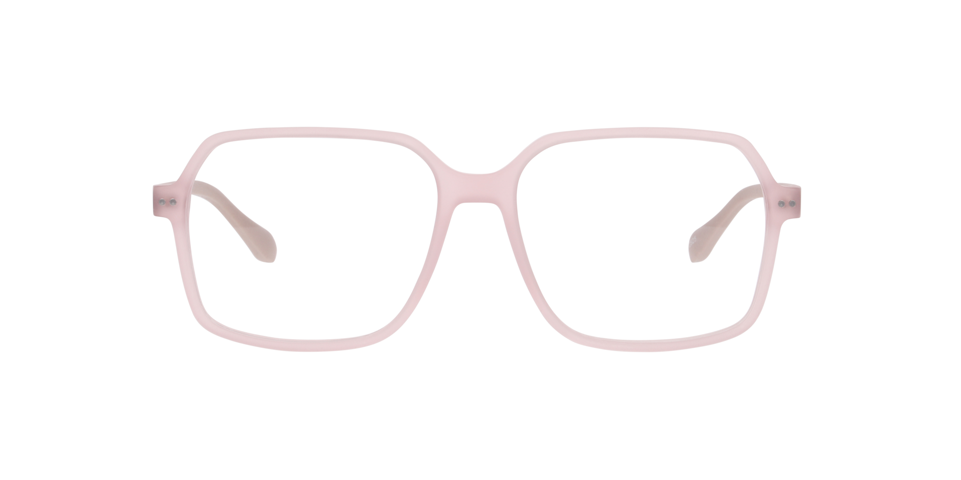 Nantes Milky Pink AcetaatEyeglass Frames van B24, Vooraanzicht