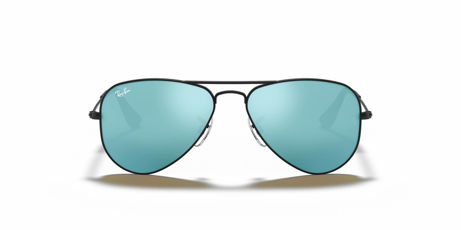 RB9506S Zwart MetaalSunglass Frames van B24, Vooraanzicht