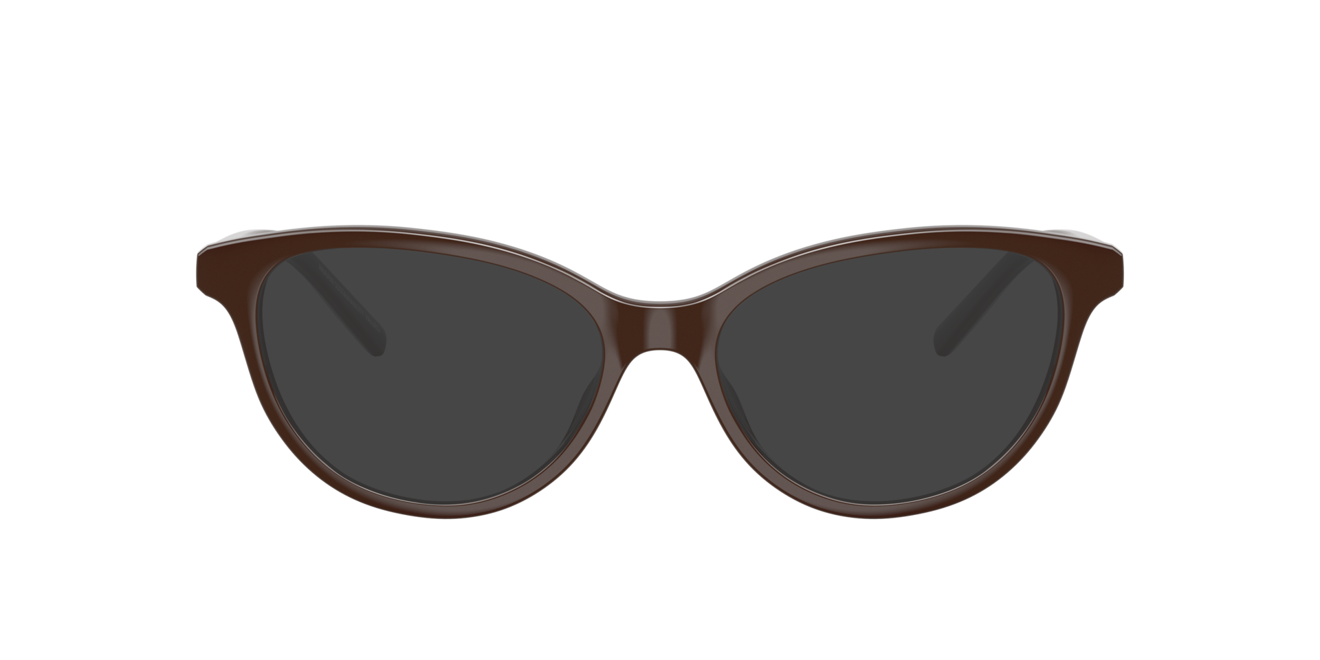 AX3138U Dunkelbraun glänzend KunststoffEyeglass Frames von B24, mit getönten Gläsern