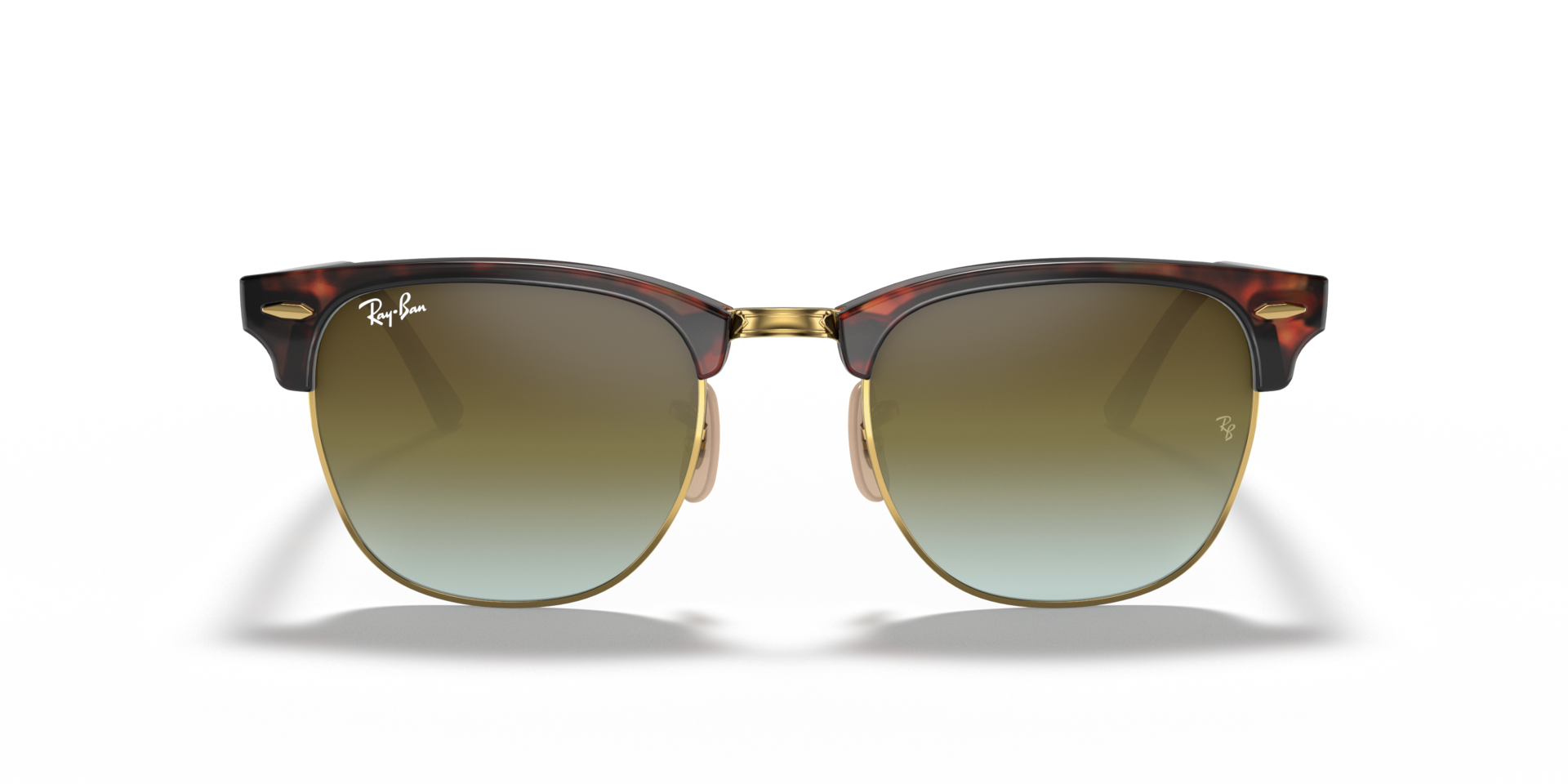 RB3016 Rood Havana AcetaatSunglass Frames van B24, Vooraanzicht