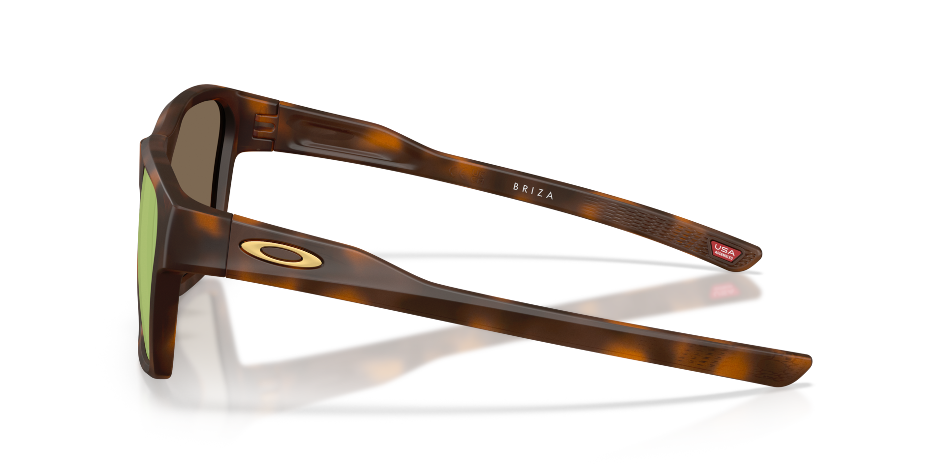 Briza Matte Tortoise Dark Amber KunststoffSunglass Frames von B24, Seitenansicht