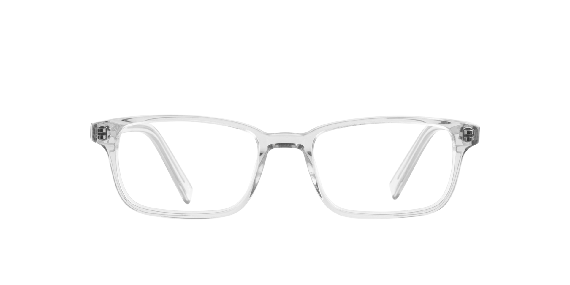 Teddy White Crystal AcetaatEyeglass Frames van B24, Vooraanzicht