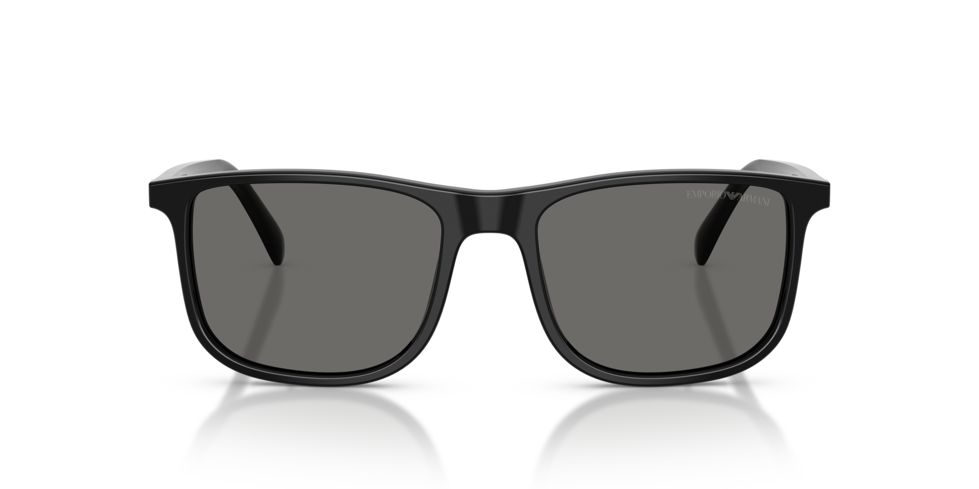 EA4280 Schwarz glänzend AcetatSunglass Frames von B24, Vorderansicht