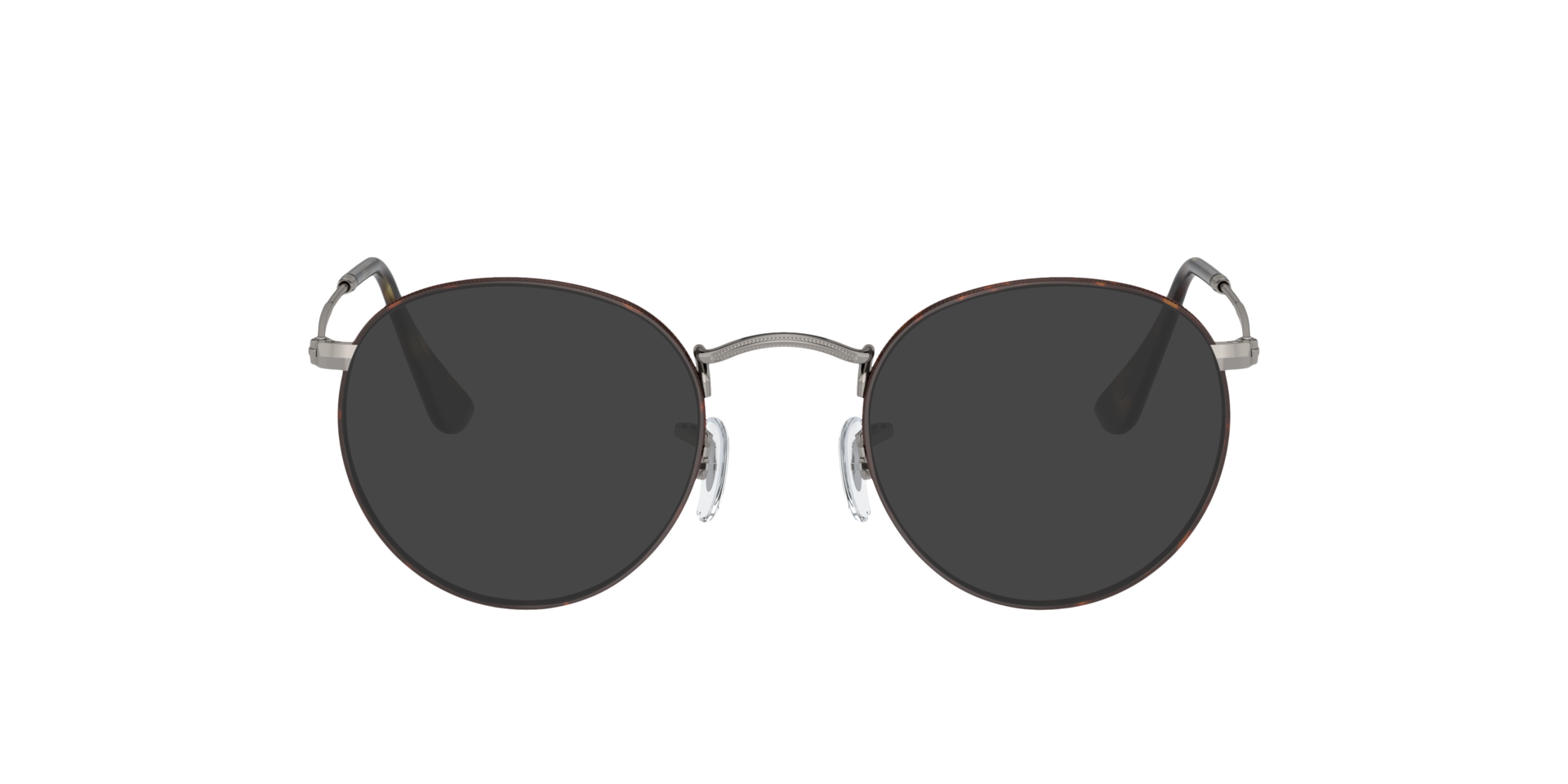 RB3447V Havana On Gunmetal MetallEyeglass Frames von B24, mit getönten Gläsern