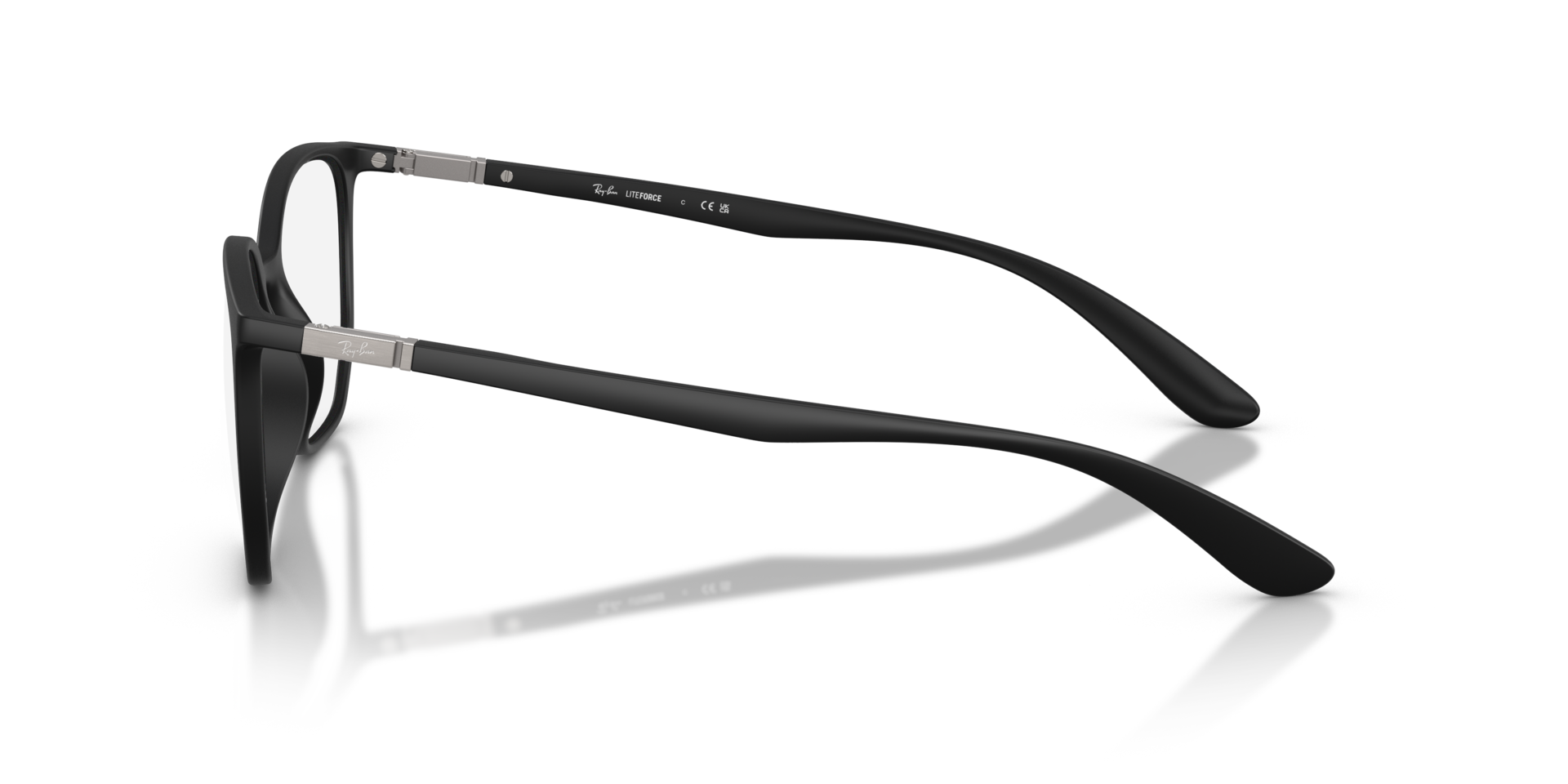 RB7397 Zand zwart KunststofEyeglass Frames van B24, Zijaanzicht