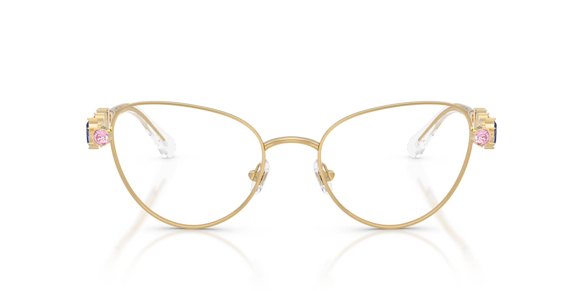 SK1024 Goud MetaalEyeglass Frames van B24, Vooraanzicht