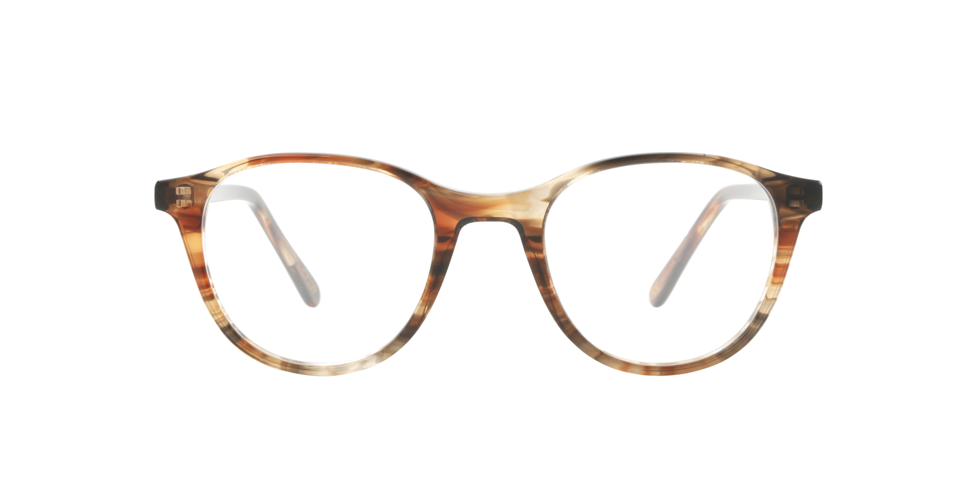 Airin Brown Horizon AcetaatEyeglass Frames van B24, Vooraanzicht