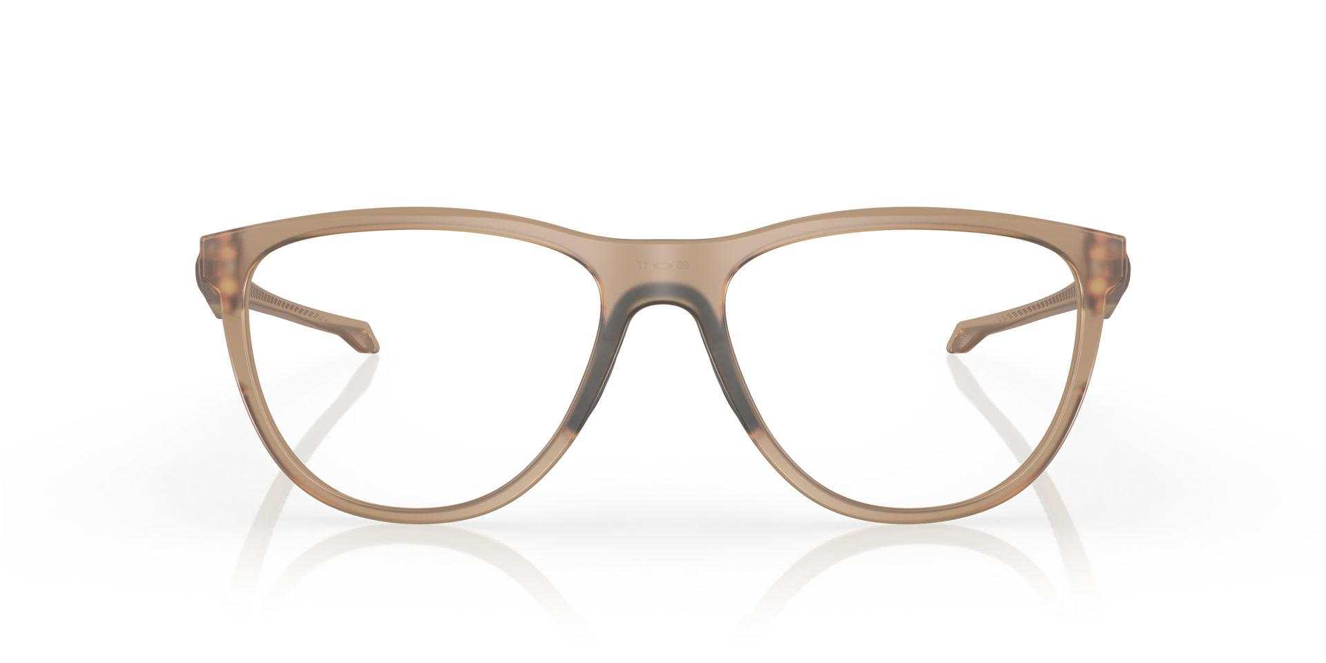 ADMISSION Matt Sepia KunststoffEyeglass Frames von B24, Vorderansicht
