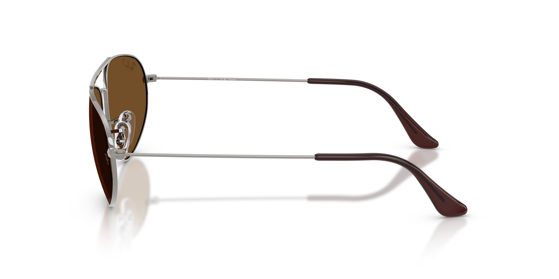 RB3945 Staalgrijs MetaalSunglass Frames van B24, Zijaanzicht