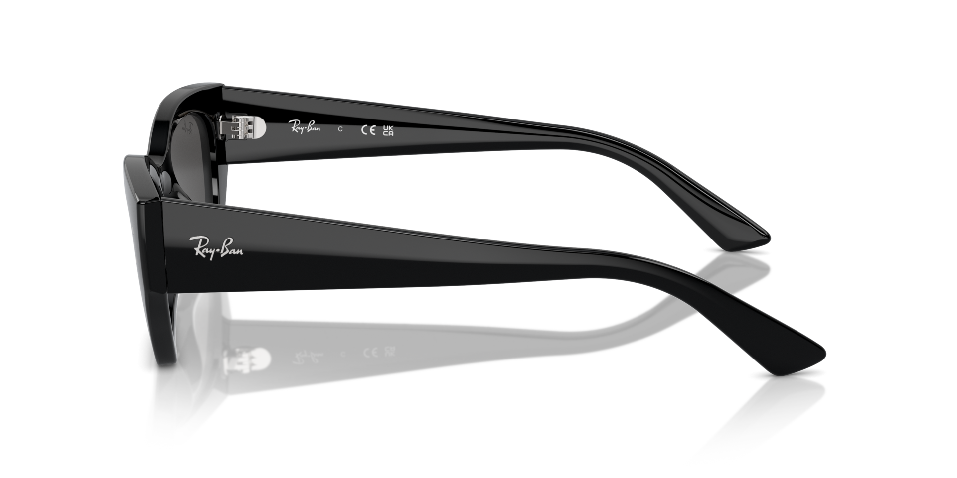 RB4430 Schwarz KunststoffSunglass Frames von B24, Seitenansicht