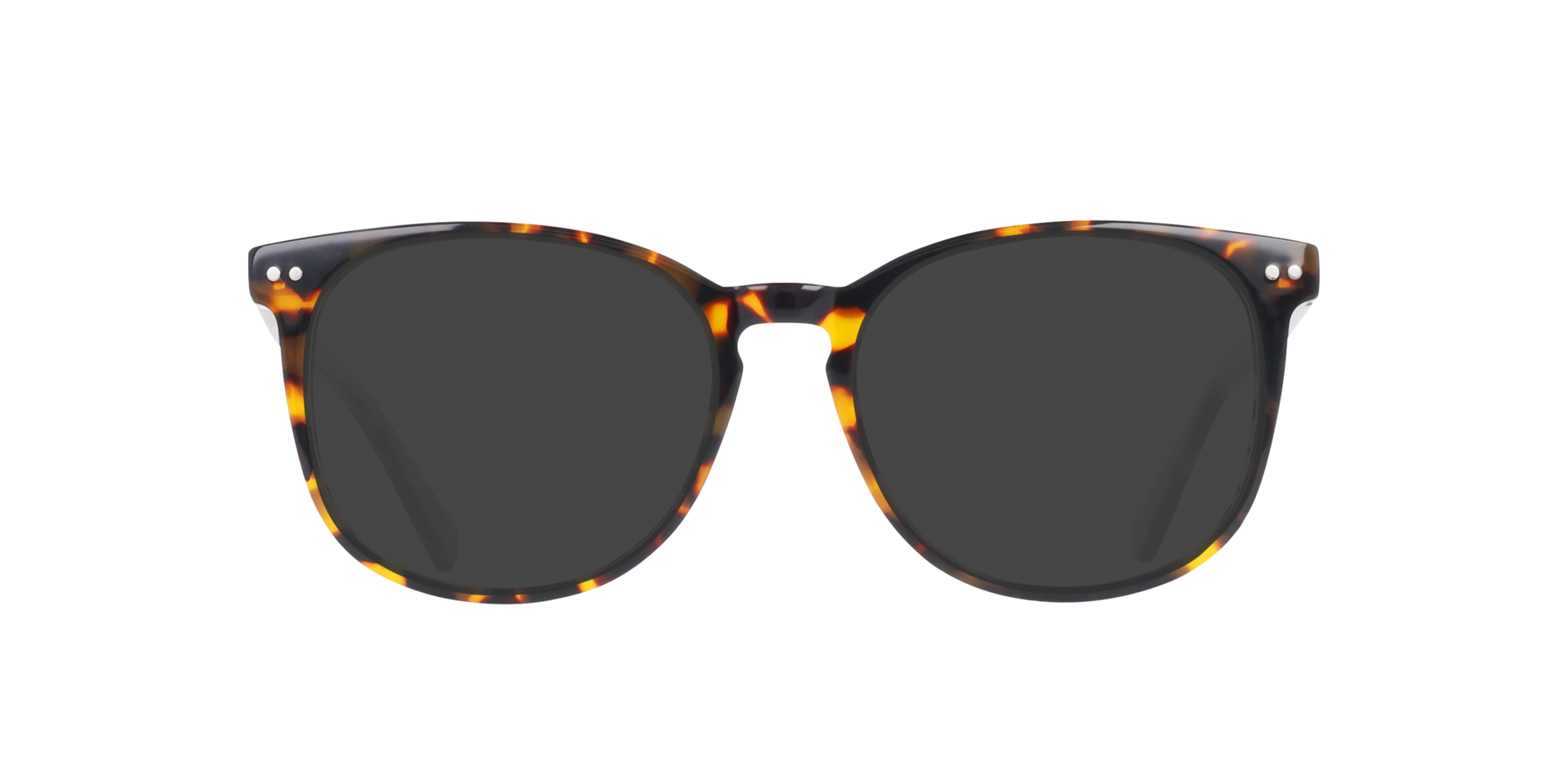 BARRON Brown Marzipan Tortoise AcetaatEyeglass Frames van B24, met getinte lenzen