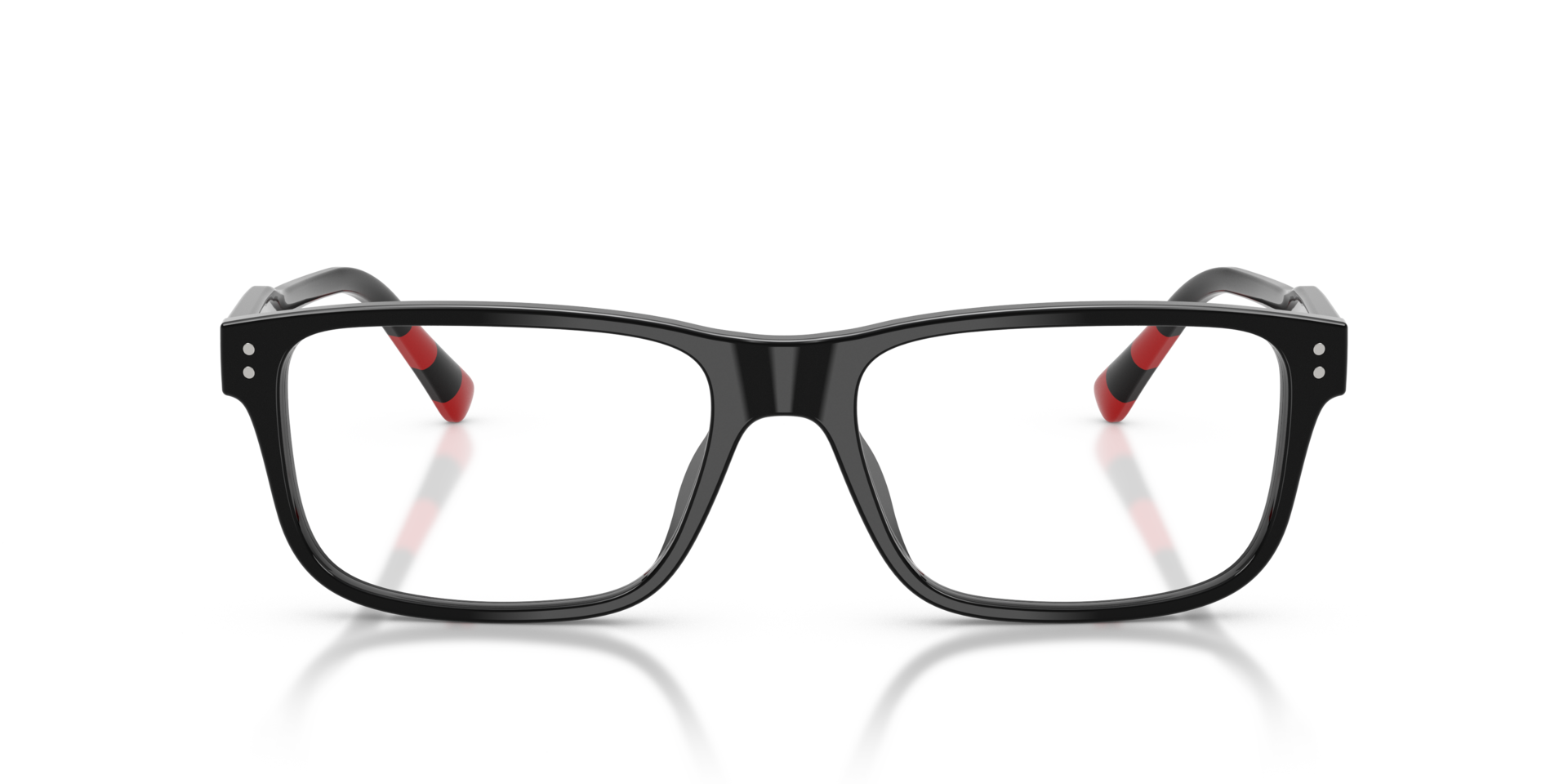 PH2302U Schwarz glänzend AcetatEyeglass Frames von B24, Vorderansicht