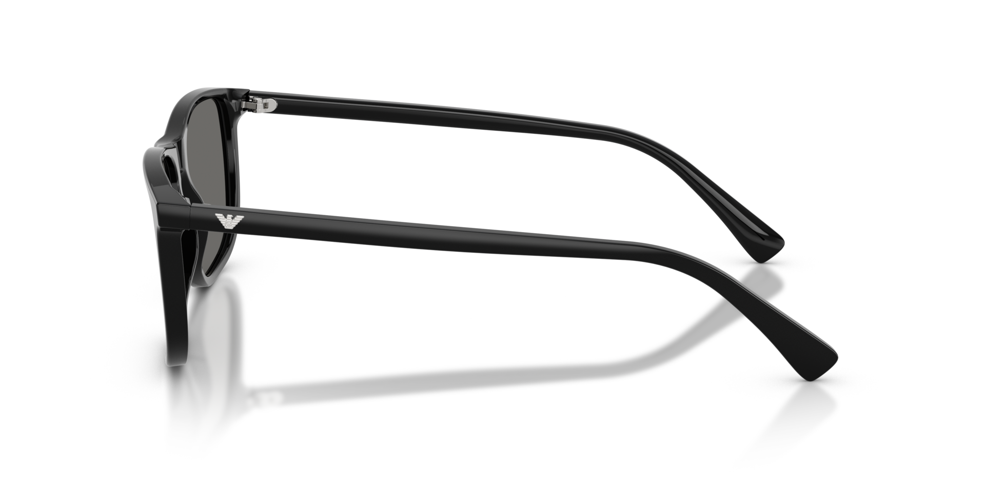 EA4280 Schwarz glänzend AcetatSunglass Frames von B24, Seitenansicht