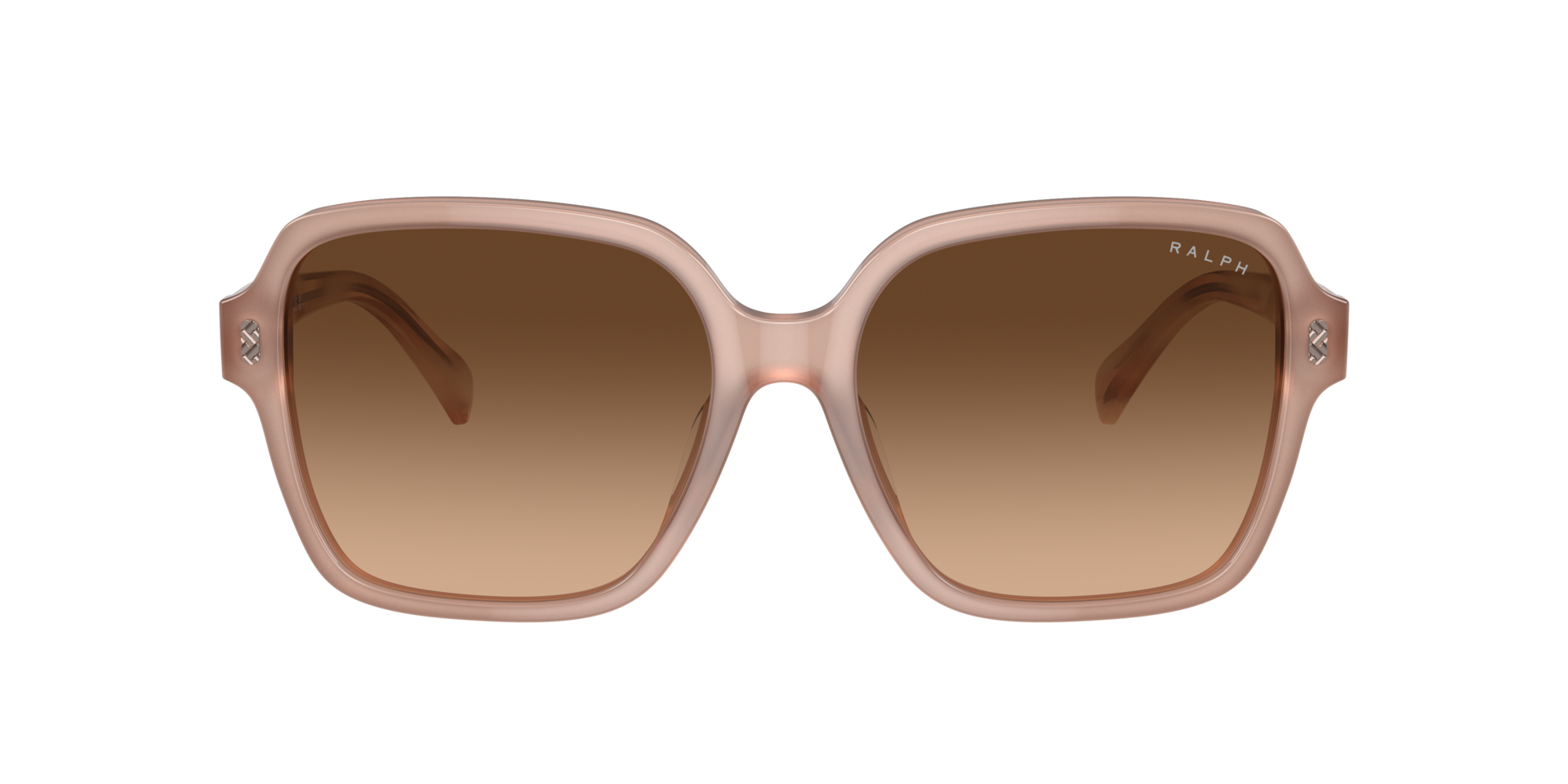 RA5304U Shiny Opal Rose Beige AcetaatSunglass Frames van B24, met getinte lenzen