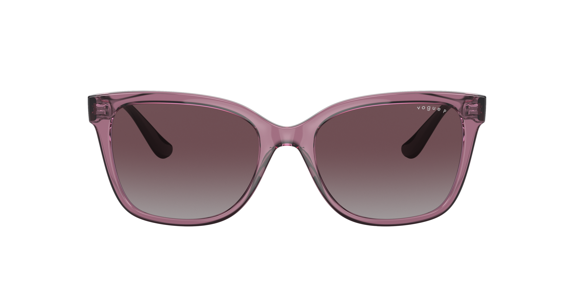 VO5426S Violett transparent KunststoffSunglass Frames von B24, mit getönten Gläsern
