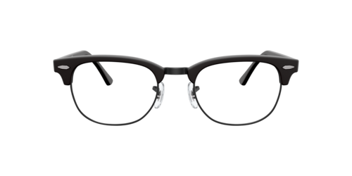 Ray-Ban - RB5154, Schwarz/Dark Havana/White Transparent, Größe: Large