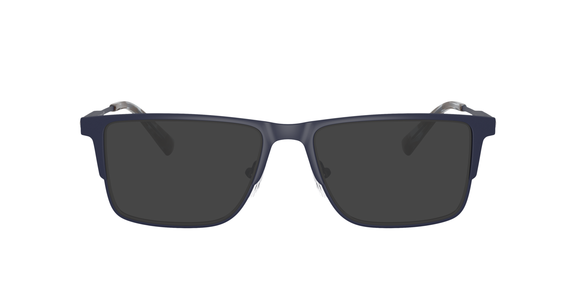 MK3097 Mat Navy MetaalEyeglass Frames van B24, met getinte lenzen