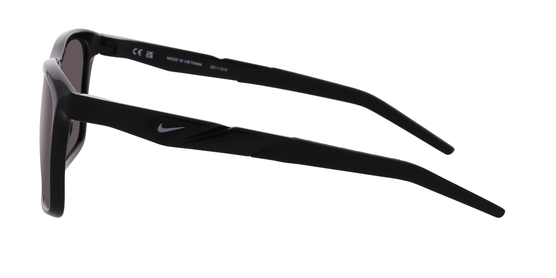 Nike Radeon Byte Io0103X Schwarzgrau KunststoffSunglass Frames von B24, Seitenansicht