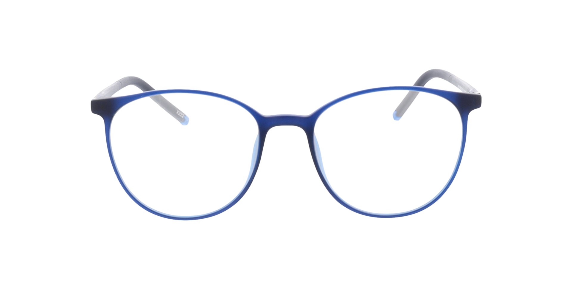 Conroe Mattblau KunststoffEyeglass Frames von B24, Vorderansicht
