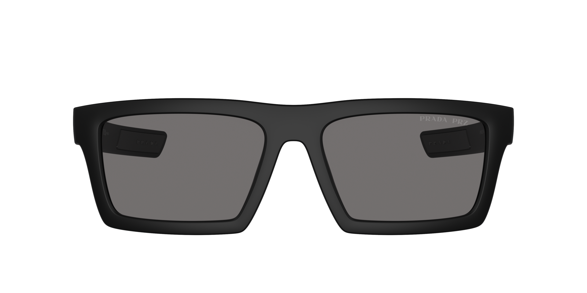 PS 02ZSU Matt Schwarz KunststoffSunglass Frames von B24, mit getönten Gläsern