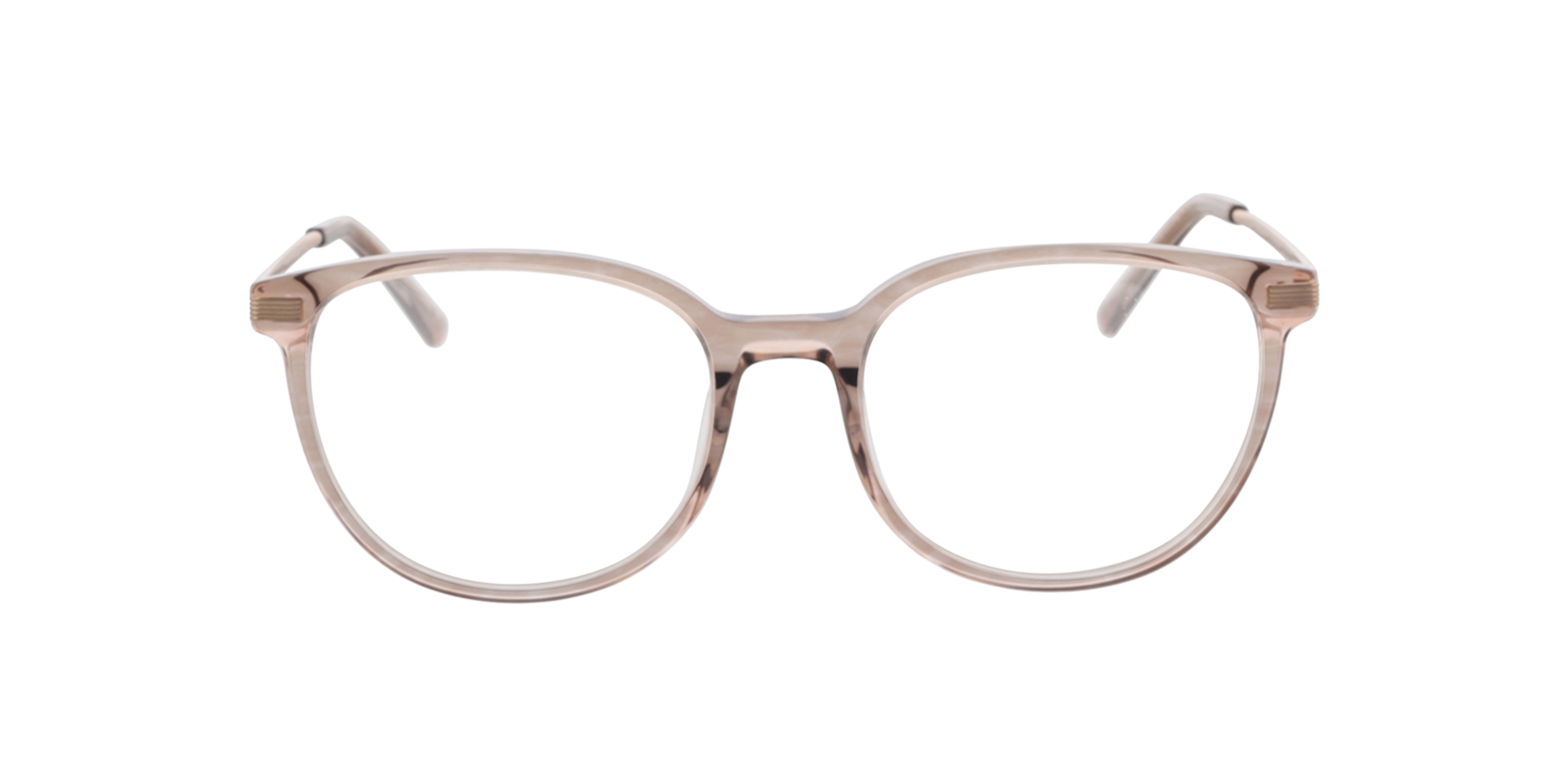 Alia Kristallrosa AcetatEyeglass Frames von B24, Vorderansicht
