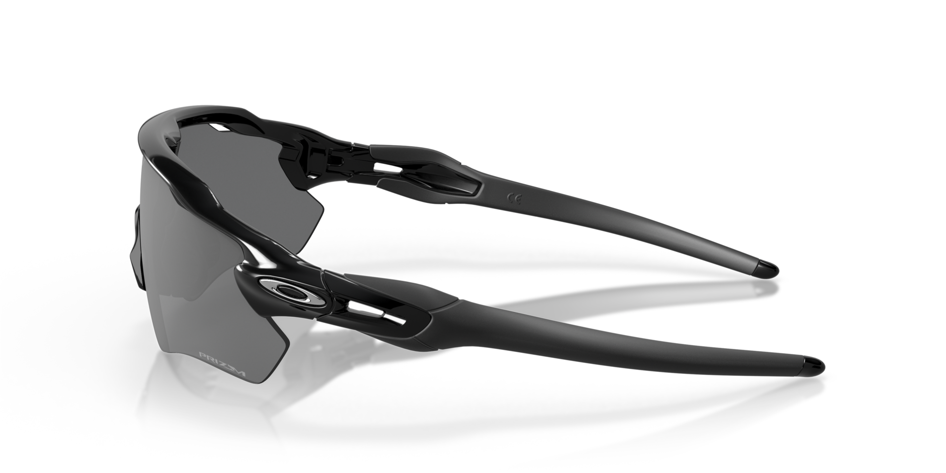 Radar® EV Path® Glanzend zwart KunststofSunglass Frames van B24, Zijaanzicht