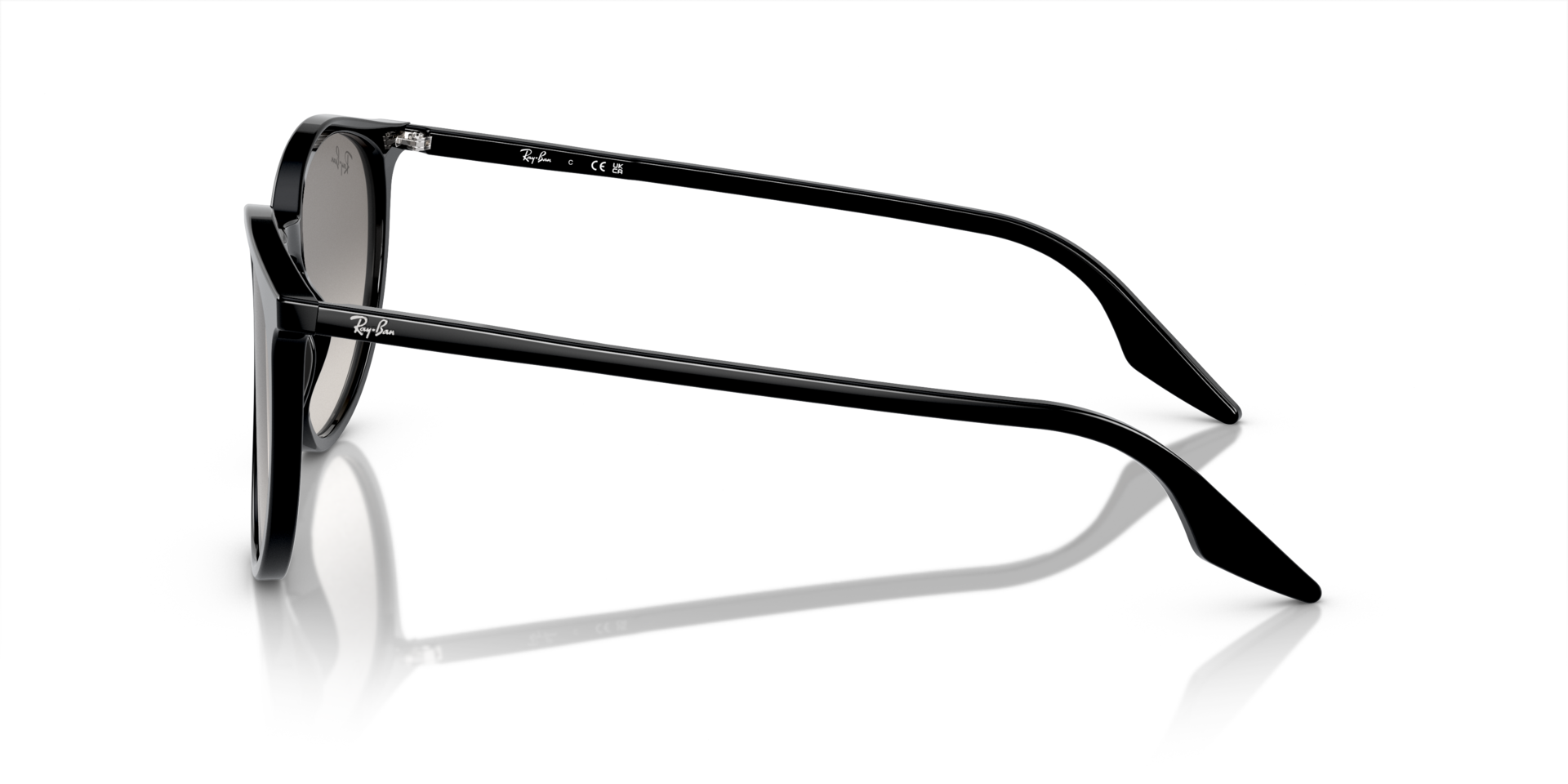 RB2204 Schwarz AcetatSunglass Frames von B24, Seitenansicht