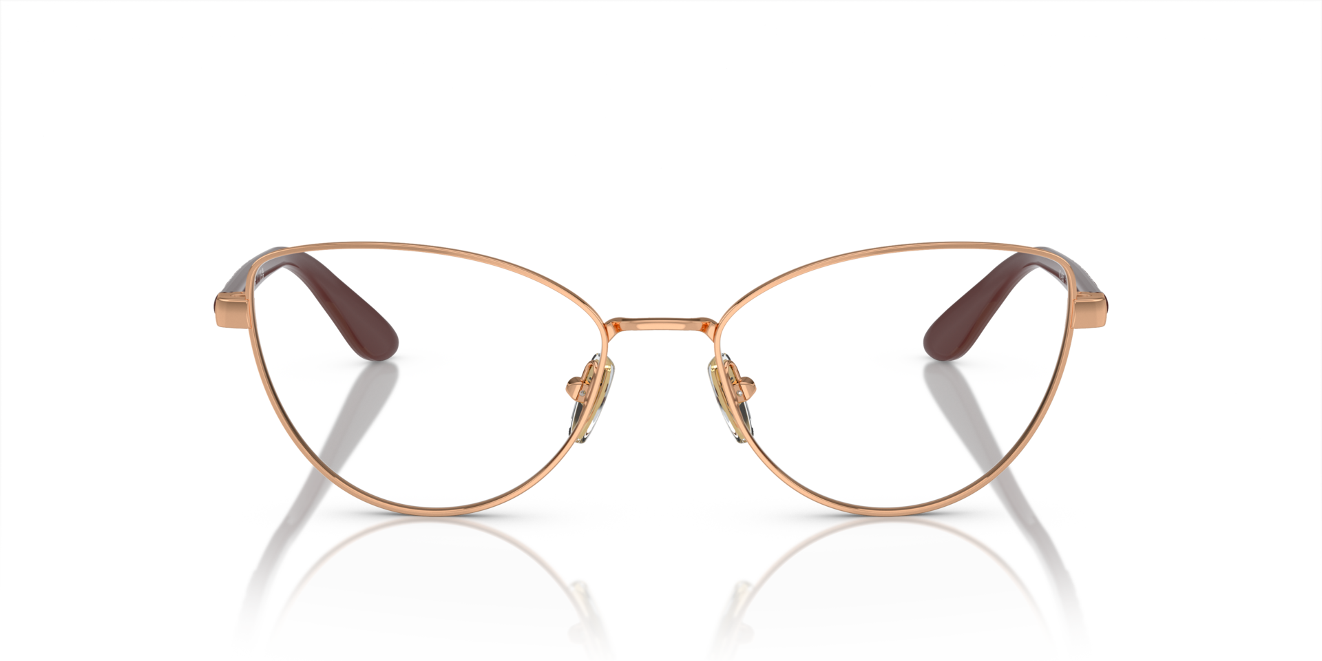 VO4285 Rotgold MetallEyeglass Frames von B24, Vorderansicht
