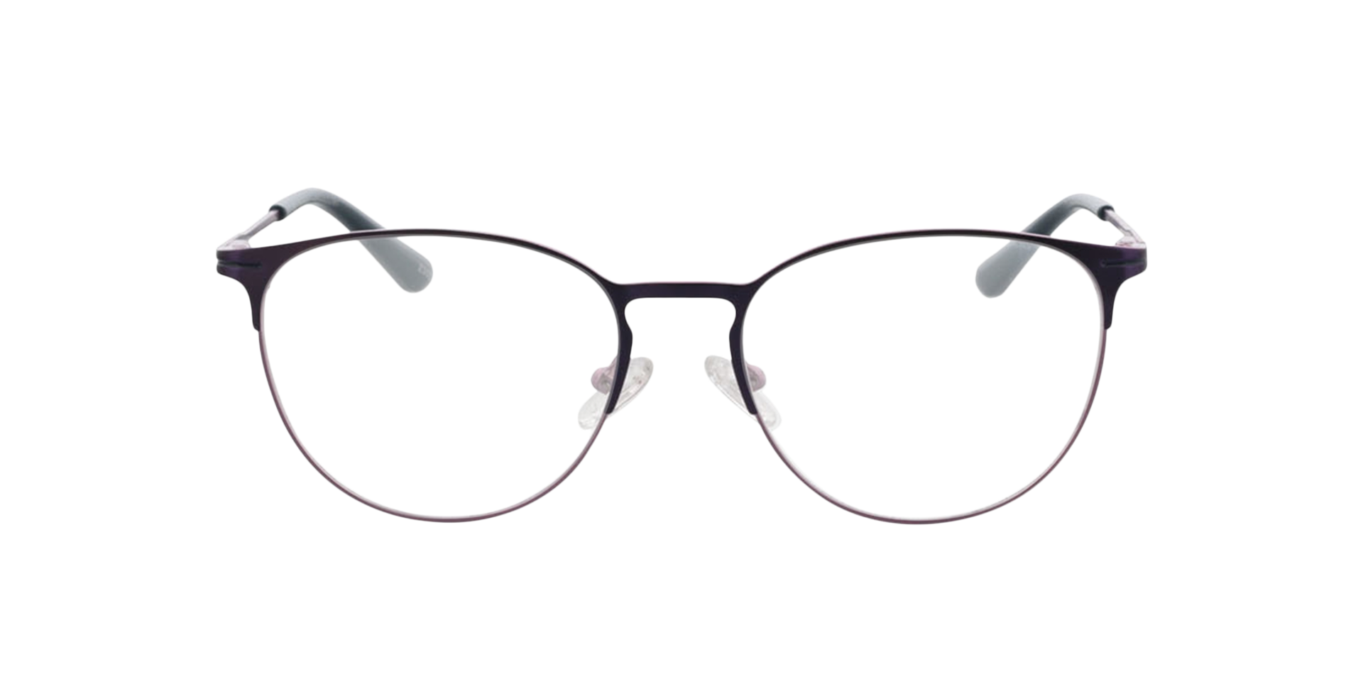 Cambridge Matt Purple  &  Blue  &  Matt Pink MetallEyeglass Frames von B24, Vorderansicht